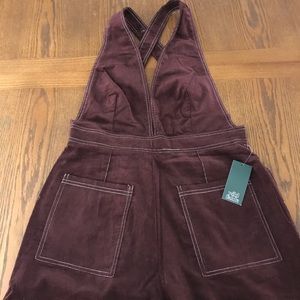 NWT. WILD FABLE COTTAGE RED CORDUROY OVERALLS